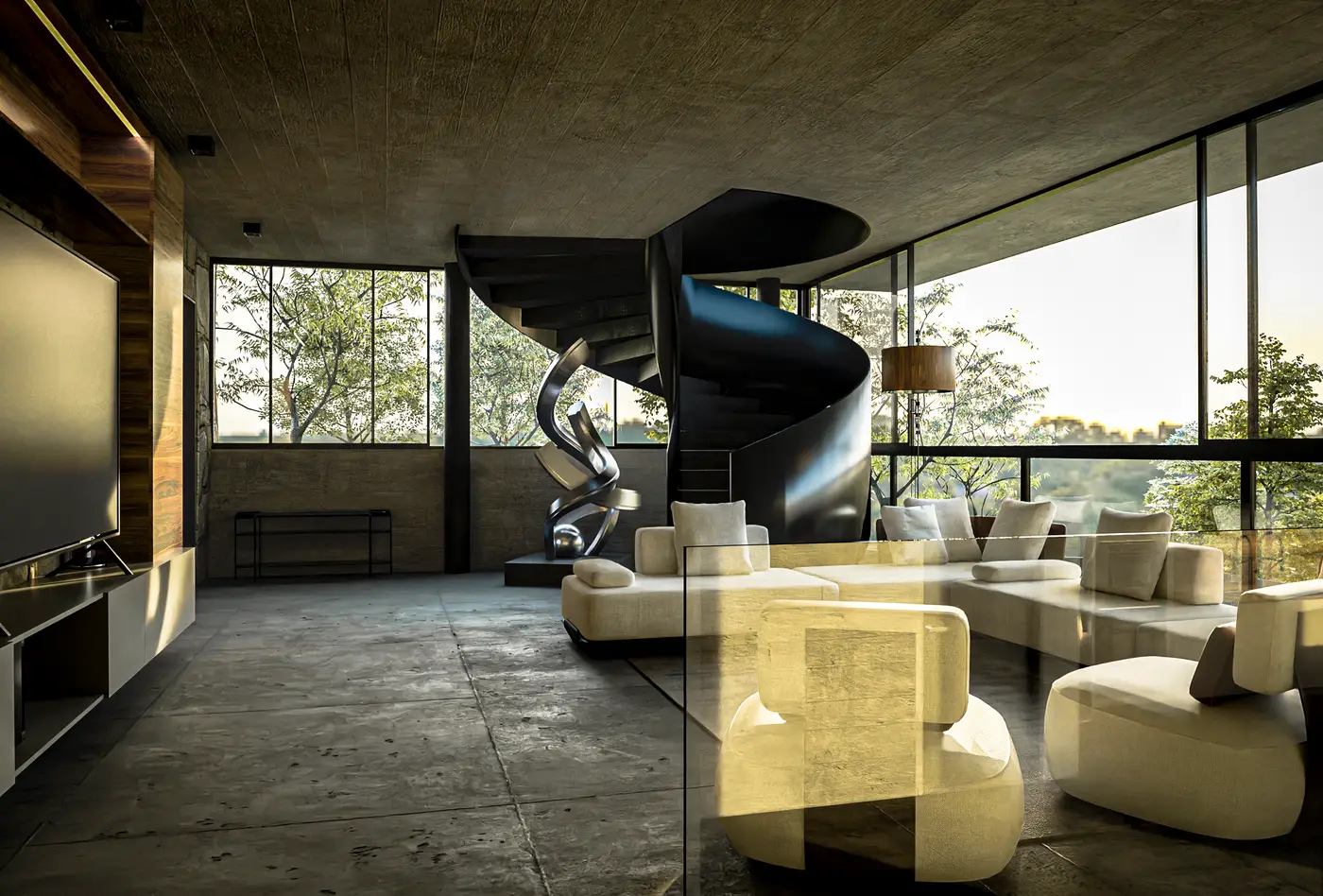 Casa Concreto — interior