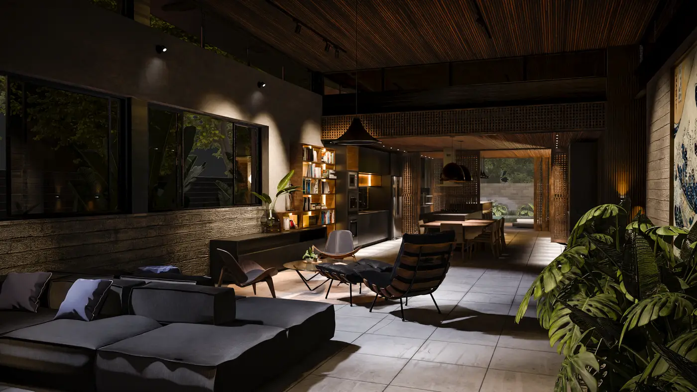Casa Tropical — interior